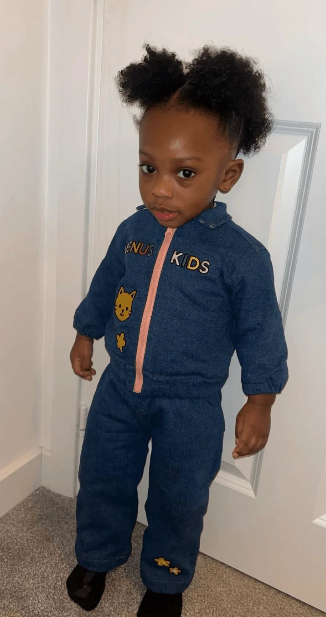 Venus Kids Denim All-In-One Suit