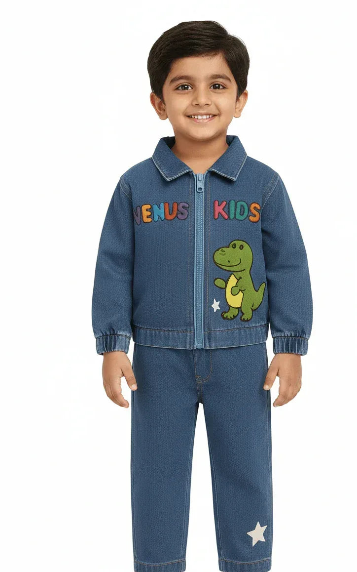 Venus Kids Denim All-In-One Suit
